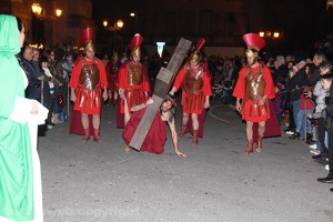 Bagnaia - Venerdì santo - La processione del Cristo morto