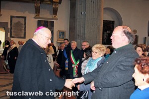 Processione Bagnaia - La Quercia - Il vescovo Fumagalli