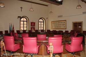 L'aula del consiglio provinciale