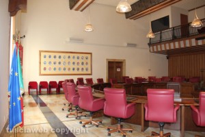 L'aula del consiglio provinciale