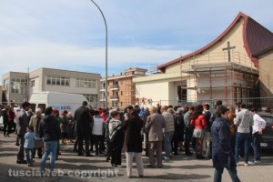 La benedizione delle campane della chiesa di Villanova