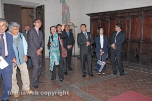 Delegazione di artisti cinesi in visita al Comune