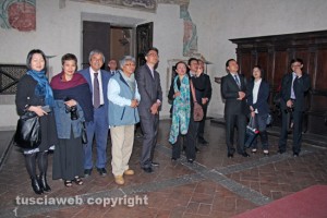 Delegazione di artisti cinesi in visita al Comune