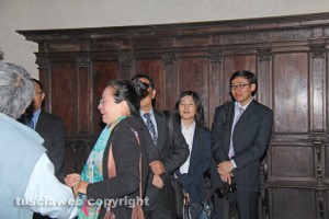 Delegazione di artisti cinesi in visita al Comune