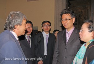 Delegazione di artisti cinesi in visita al Comune