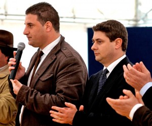 Il presidente Antonelli e il deputato Pd Mazzoli