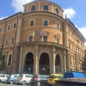 Viterbo - Palazzo della Gil oggi liceo classico Mariano Buratti