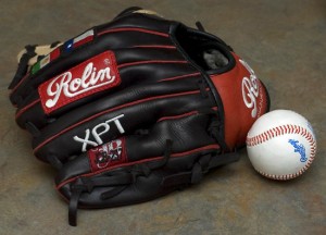 Un guanto da baseball