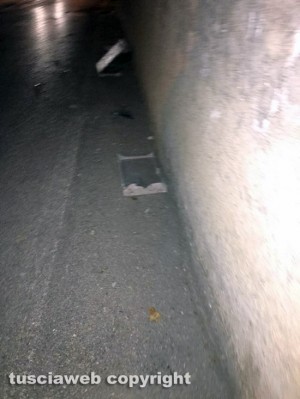 San Martino - La colonnina dell'Enel distrutta da un'auto in corsa 