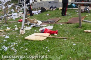 Vitorchiano - Esplosione in una villetta