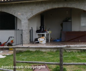 Vitorchiano - Esplosione in una villetta
