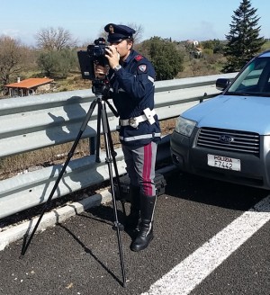 I controlli della velocità della polizia stradale