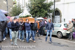 Vitorchiano - I funerali di Daniela Anselmi