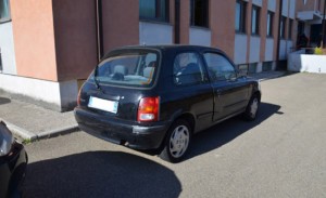 L'auto risultata rubata 
