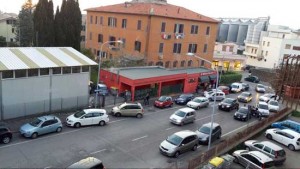 Via Solieri - Le auto in sosta