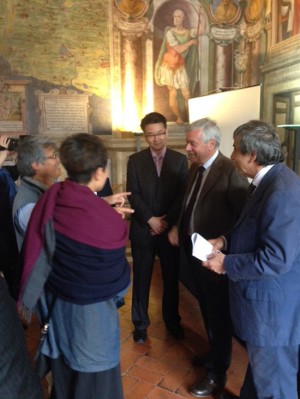Delegazione di artisti cinesi in visita al Comune