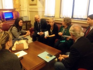 Il vice sindaco Luisa Ciambella all'incontro a Montecitorio sul ddl La buona scuola