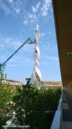 Fiore del cielo a Expo, santa Rosa è in cima