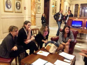 Il vice sindaco Luisa Ciambella all'incontro a Montecitorio sul ddl La buona scuola