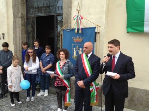 Mazzoli alla festa della Liberazione a Caprarola 