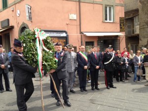 Mazzoli alla festa della Liberazione a Caprarola 