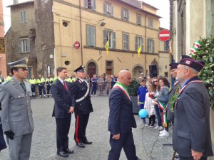 Mazzoli alla festa della Liberazione a Caprarola 