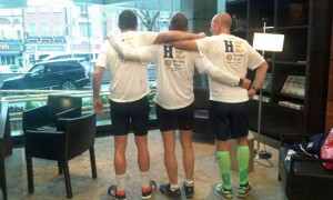 Dell'Anno, Venturi, Lazzarini alla Maratona di Londra