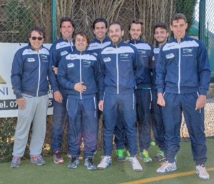 Gli atleti del Tennis club Viterbo