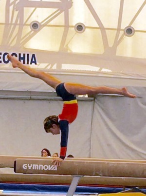 Un'atleta della Asd Inside Wellness Gym di Ronciglione 