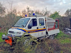 Montefiascone - L'incendio nel bosco - L'Asvom in azione