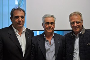 Da sinistra, Michelangelo Librandi, Lamberto Mecorio e Sandro Bernardini