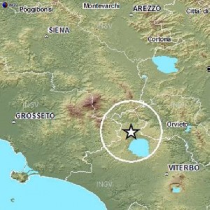 Lieve scossa di terremoto nel viterbese 
