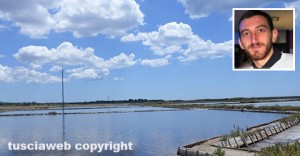 Tarquinia - Le saline - Nel riquadro Emanuele Bramini