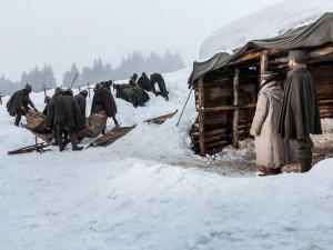 Una scena del film "Torneranno i prati" di Ermanno Olmi