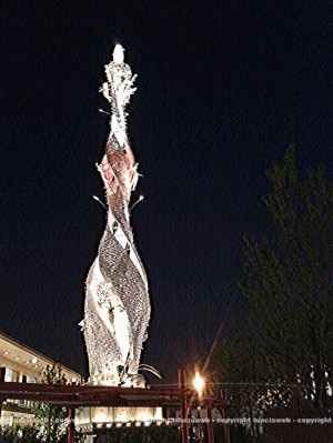 Fiore del Cielo a Expo - Prova luci