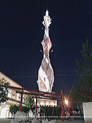 Fiore del Cielo a Expo - Prova luci