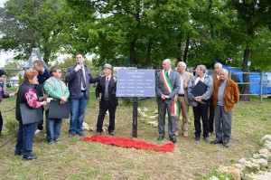 La stele con i nomi dei preside dell'Università agraria
