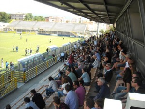 Il pubblico in tribuna per Viterbese - Poggibonsi