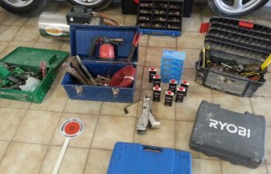 Gli oggetti rubati sequestrati dai carabinieri di Capranica