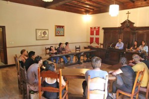 Gli studenti della Brillat Savarin Schule al comune di Tuscania