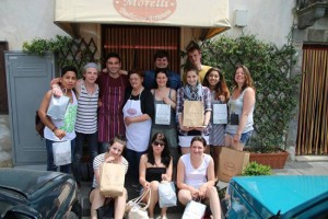 Castiglione in Teverina - Brillat Savarin Schule di Berlino alla norcineria Morelli