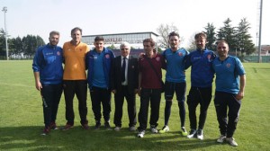 Vignanello - Una delegazione dell'As Roma allo studio comunale
