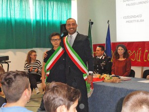 Canepina - Lorenzo Maria Palozzi sindaco del consiglio comunale dei bambini e dei ragazzi
