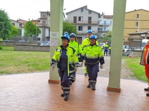 Corchiano - La protezione civile nella maxi esercitazione rischio sismico