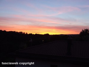Sutri - Un tramonto