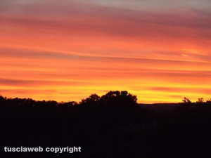 Sutri - Un tramonto