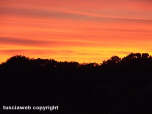 Sutri - Un tramonto