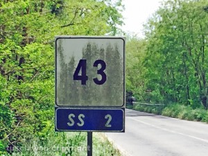 Cassia - Il punto in cui la macchina ha squarciato le gomme per le buche