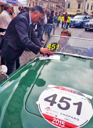 Ronciglione - Il passaggio della Mille Miglia