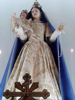 Ronciglione - La statua della S. Madonna del Rosario